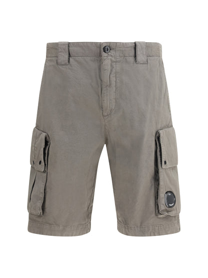 C.P. COMPANY Cotton gabardine Bermuda Shorts