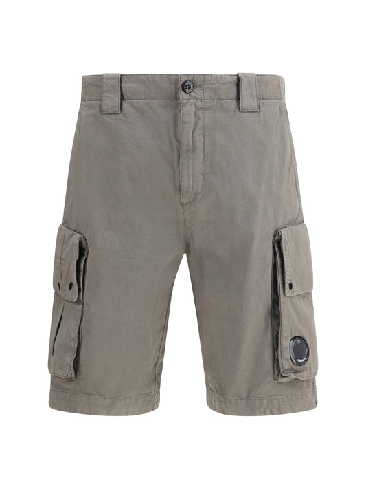 C.P. COMPANY Cotton gabardine Bermuda Shorts