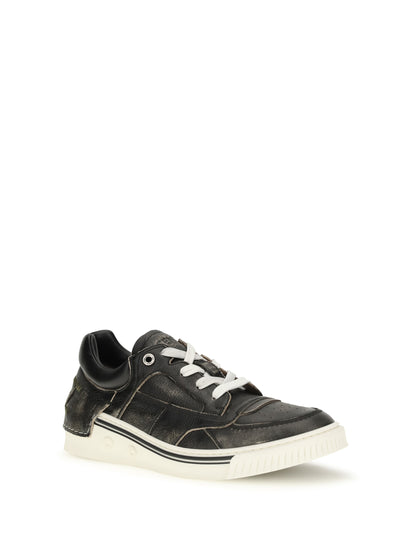 Fendi Fender Sneakers - Black Beige+Nero