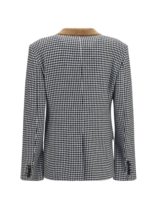 Tom Ford Houndstooth cashmere Jacket - Black&White