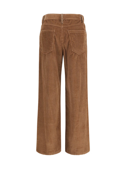 Brunello Cucinelli Straight velvet Pants - Dattero