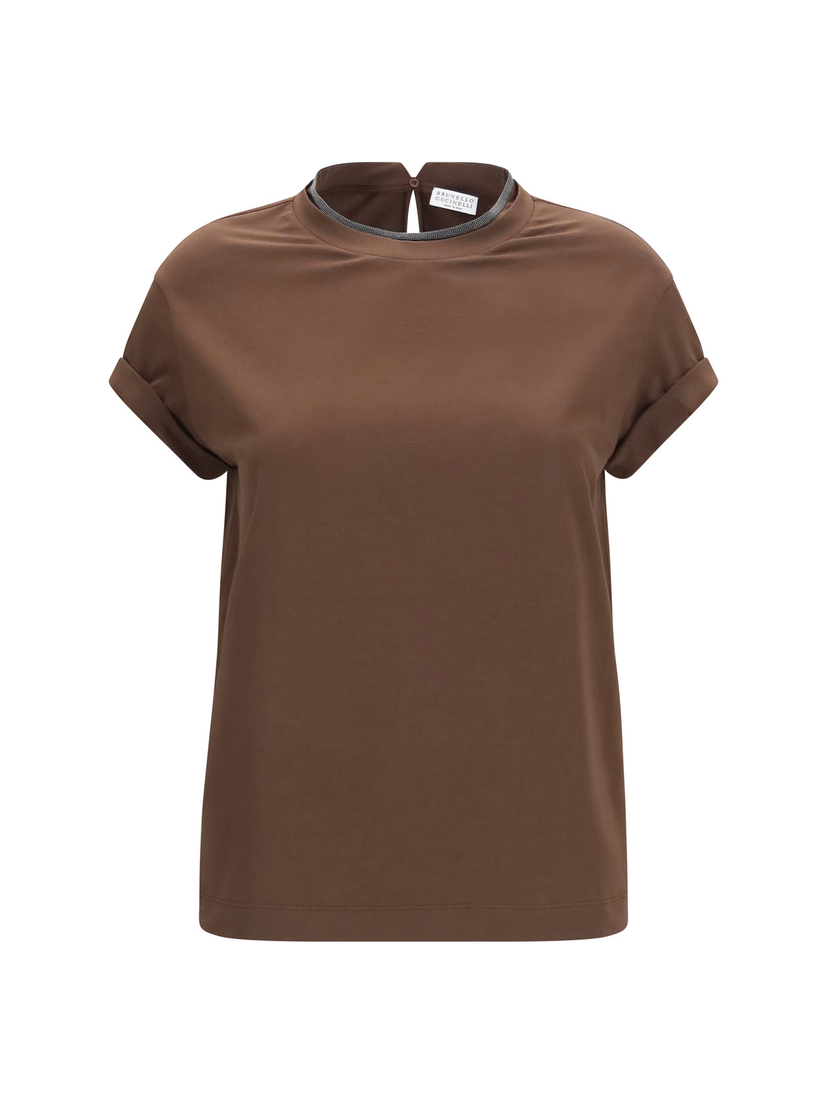 Brunello Cucinelli Cotton T-shirt - Fondente