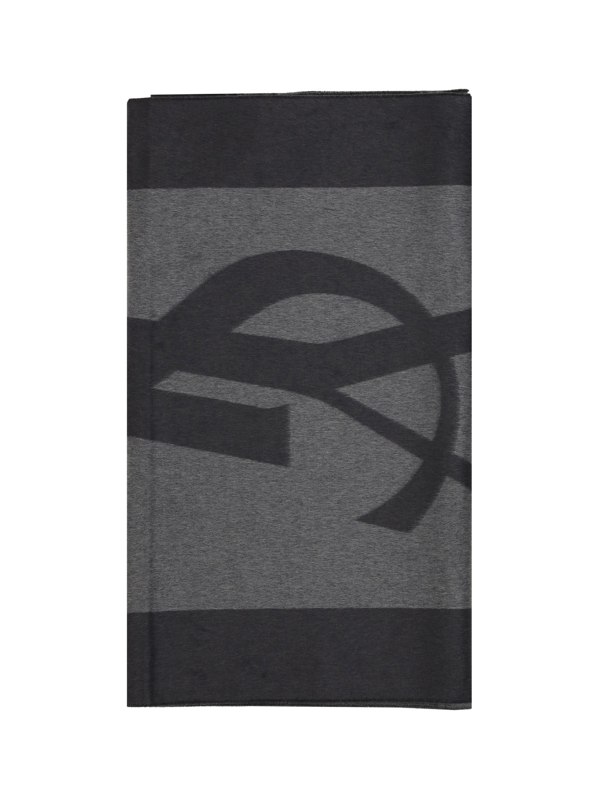 Saint Laurent Cassandre Scarf - Graphite/Dark Grey
