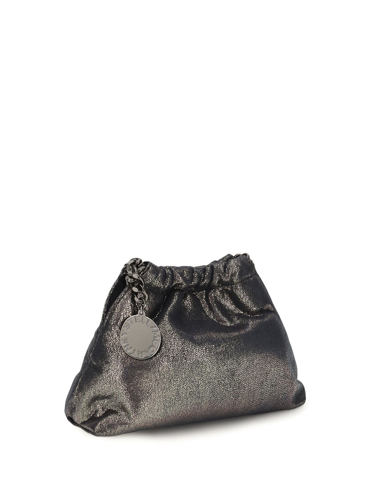 Stella Mccartney Falabella mini drawstring Shoulder Bag - Dark Navy