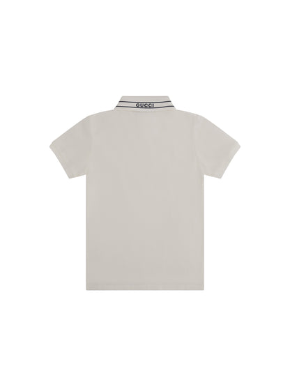 GUCCI Cotton Polo Shirt for boy