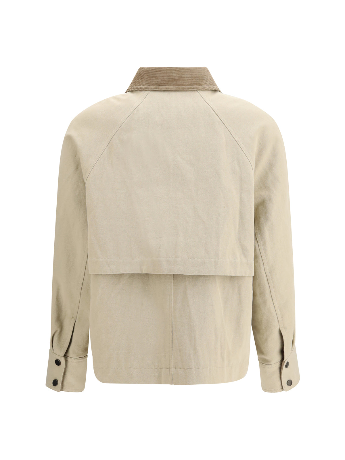 Brunello Cucinelli Cotton-linen canvas Jacket - Beige