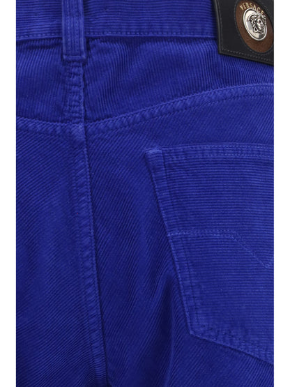 Versace Straight-leg Pants - Blue