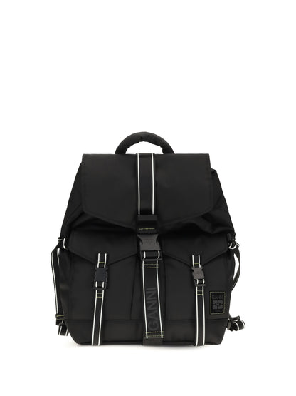 Ganni Re-tech Backpack - Black