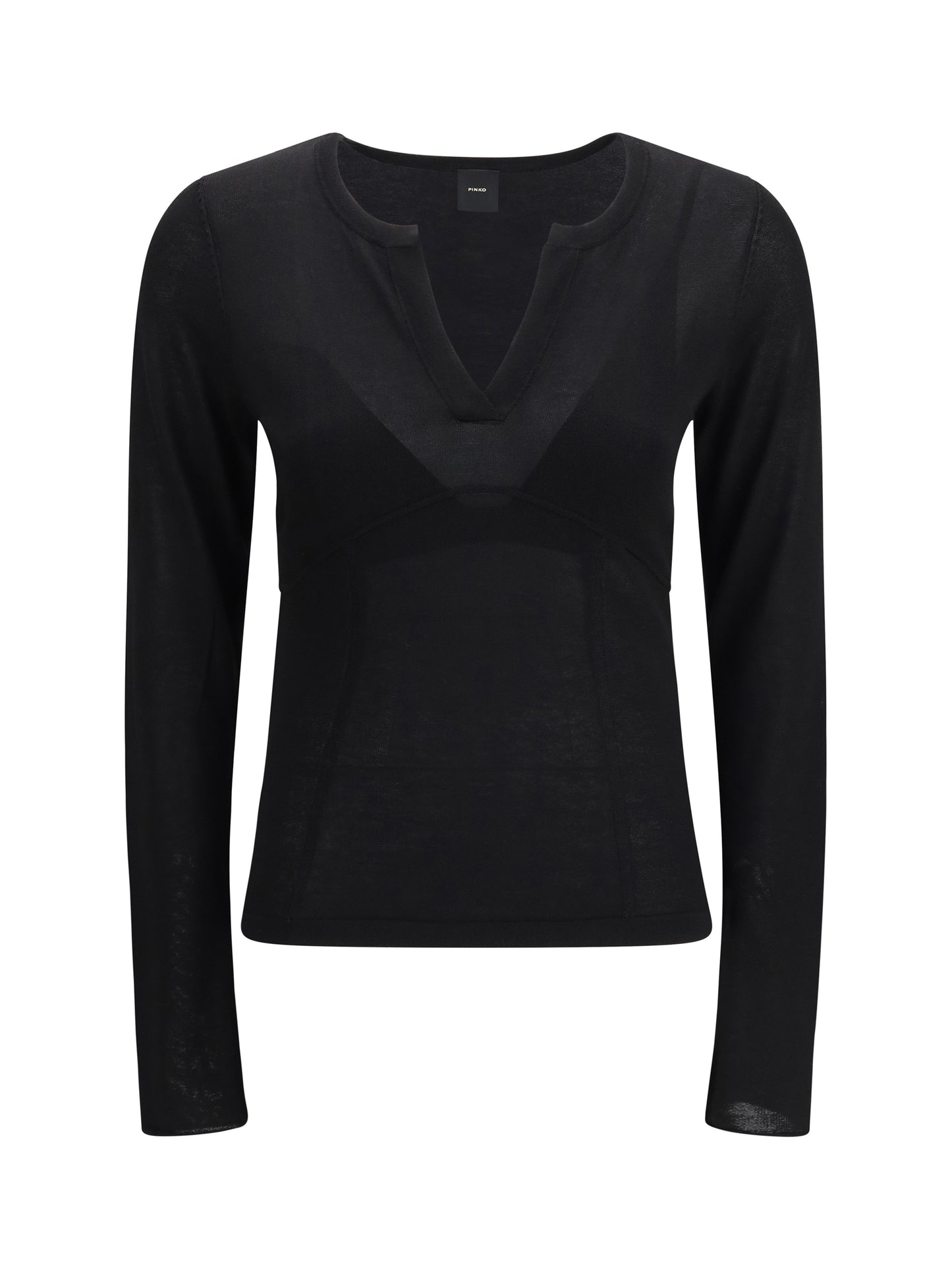 PINKO Sweater long-sleeve with V-open neckline