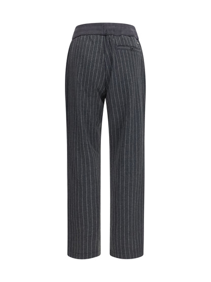 Herno Pinstripe drawstring Pants - Ferro