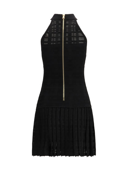 BALMAIN Pleated mini Dress