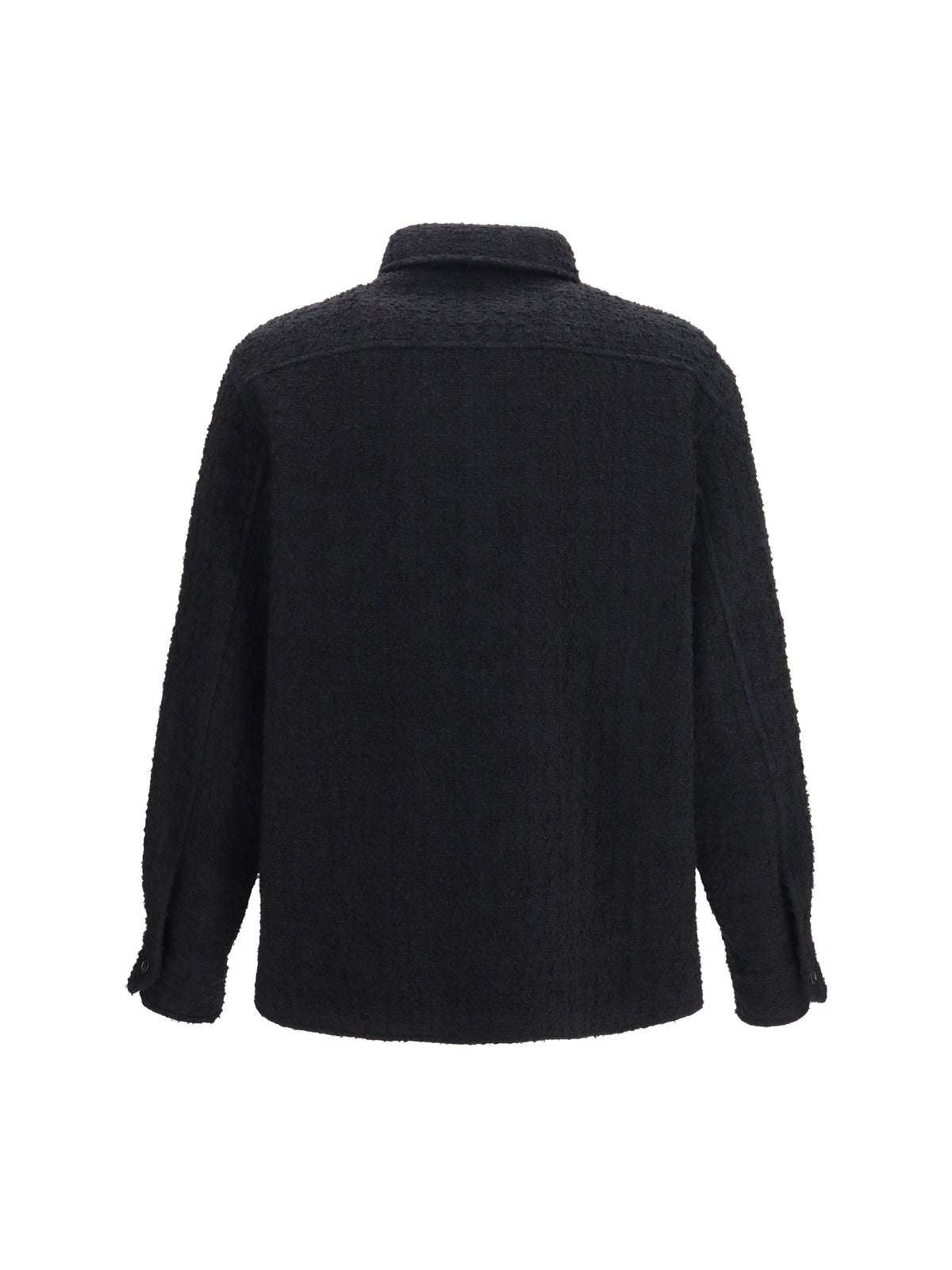 Valentino Textured high-neck Jacket - Black