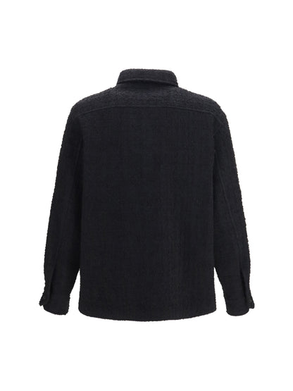 Valentino Textured high-neck Jacket - Black