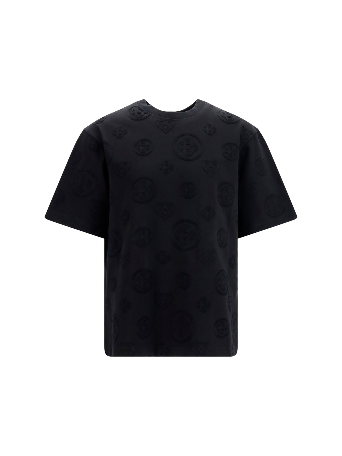 Casablanca Oversized all-over monogram T-shirt - Black