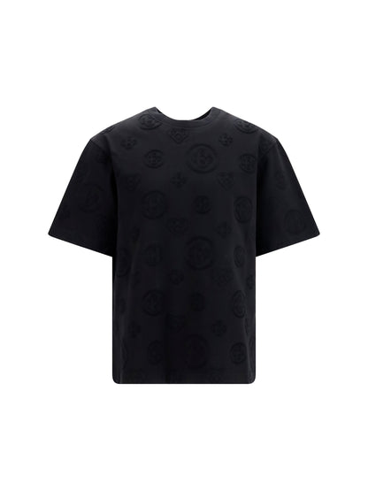 Casablanca Oversized all-over monogram T-shirt - Black