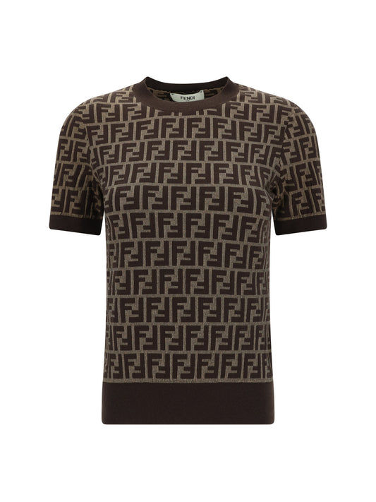 FENDI FF pattern T-shirt
