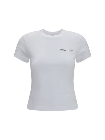 Off-White Printed T-shirt - White-Black
