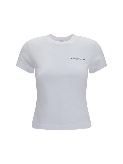 Off-White Printed T-shirt - White-Black