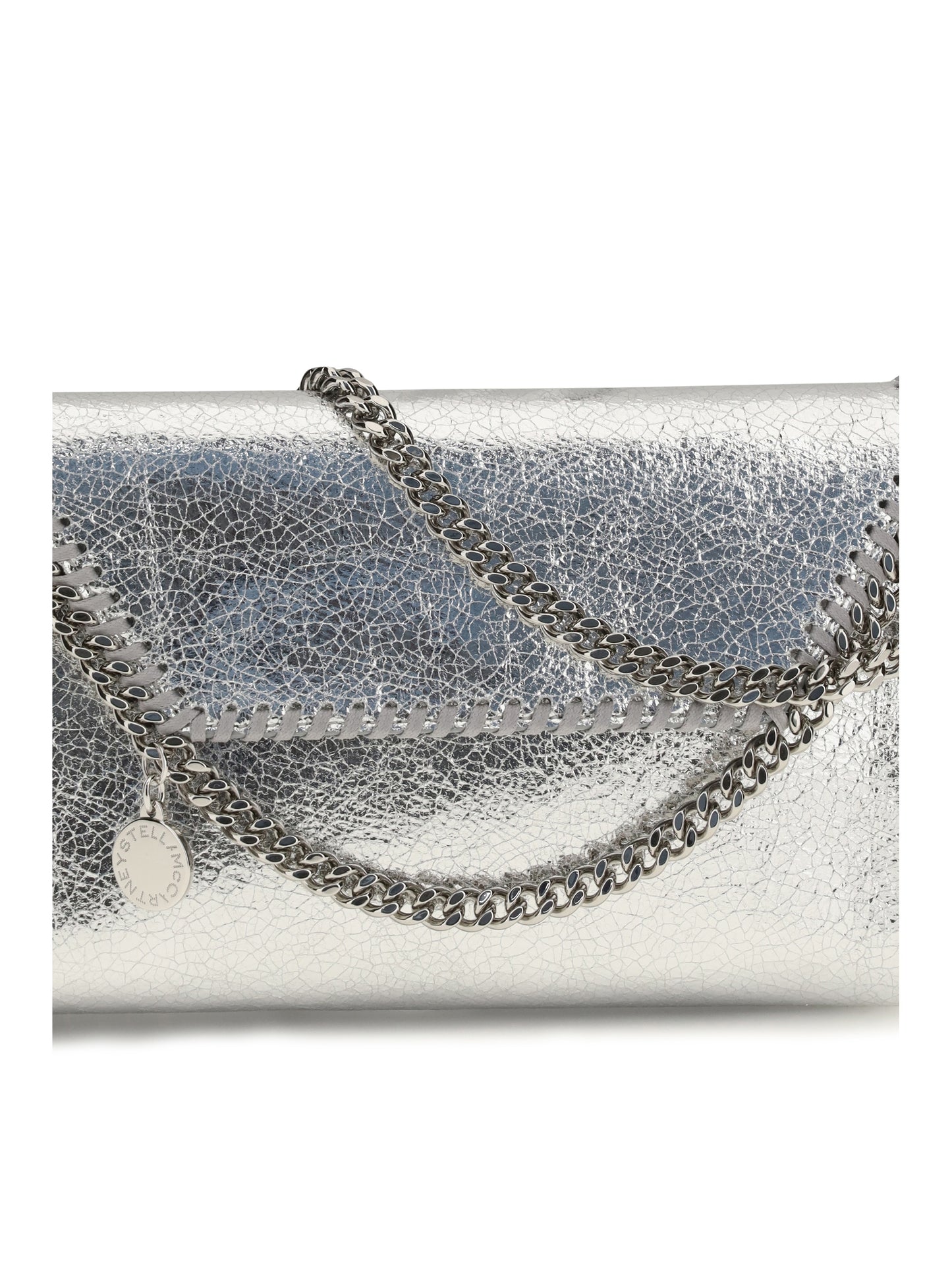 STELLA McCARTNEY Falabella metallic fabric Shoulder Bag