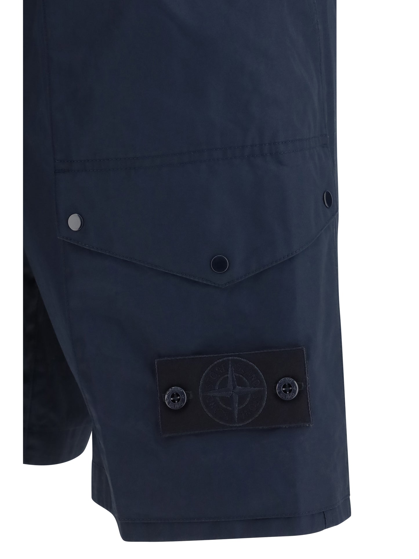 STONE ISLAND Cotton Bermuda Shorts