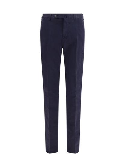 PT Torino Cotton Pants - Blue Notte
