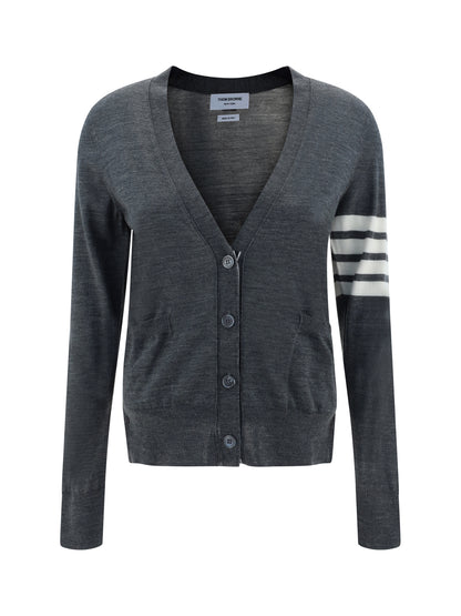 THOM BROWNE Merino Wool Cardigan
