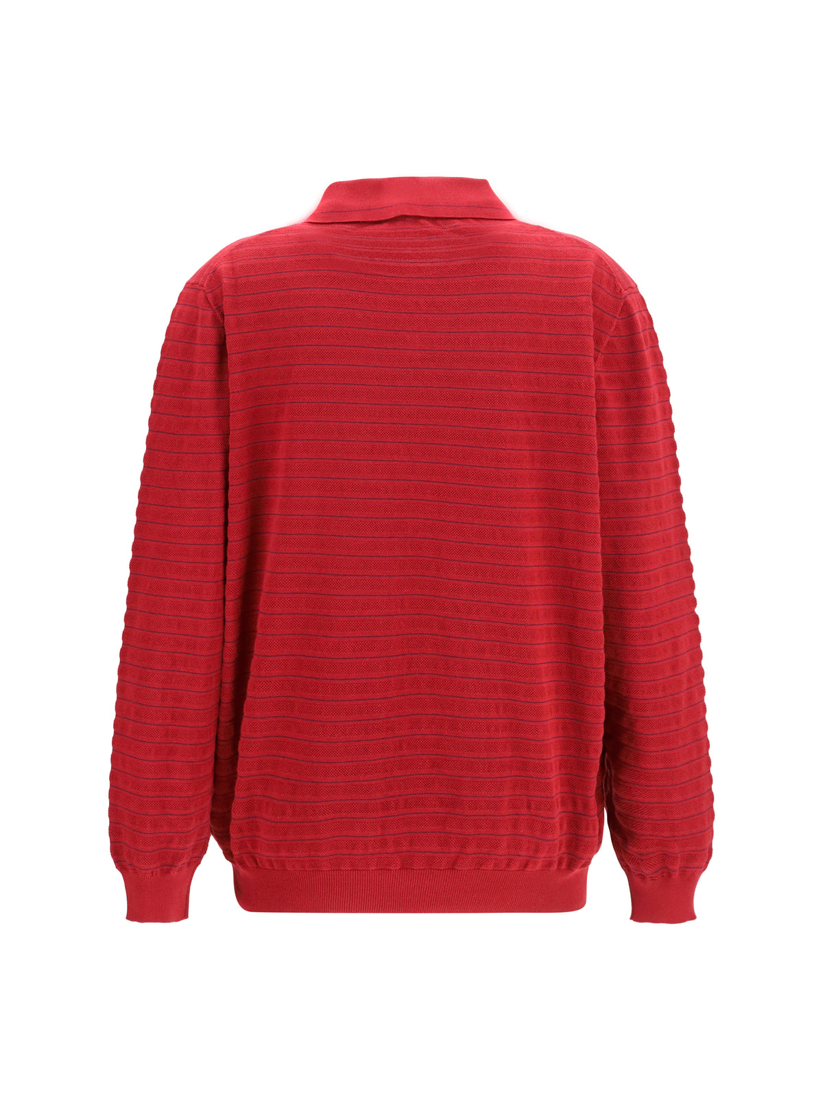 Miu Miu Cotton V-neck Sweater - Amaranto