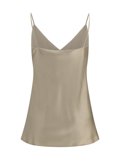 Max Mara Pianoforte Bacco silk Top - Sand