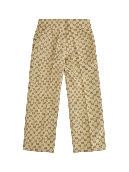 Gucci GG Canvas Pants for Boy - Vintage Sand
