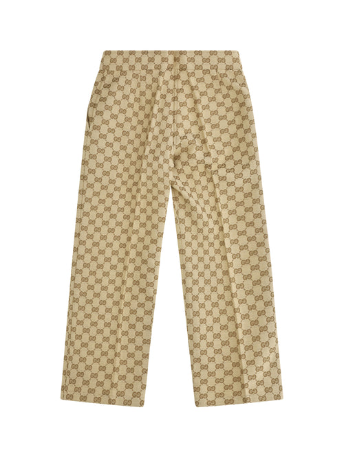 Gucci GG Canvas Pants for Boy - Vintage Sand