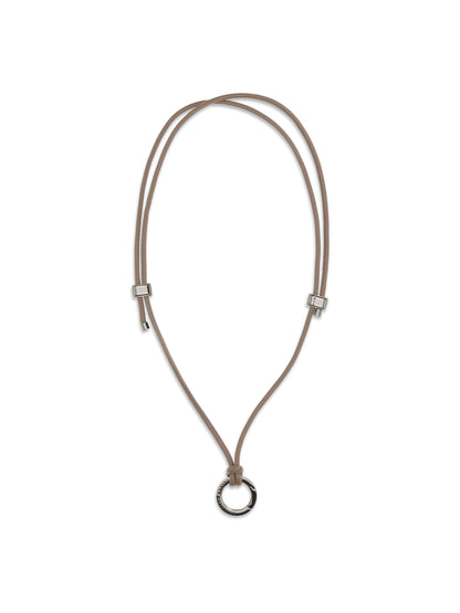 BRUNELLO CUCINELLI Leather eyeglass Cord with charm