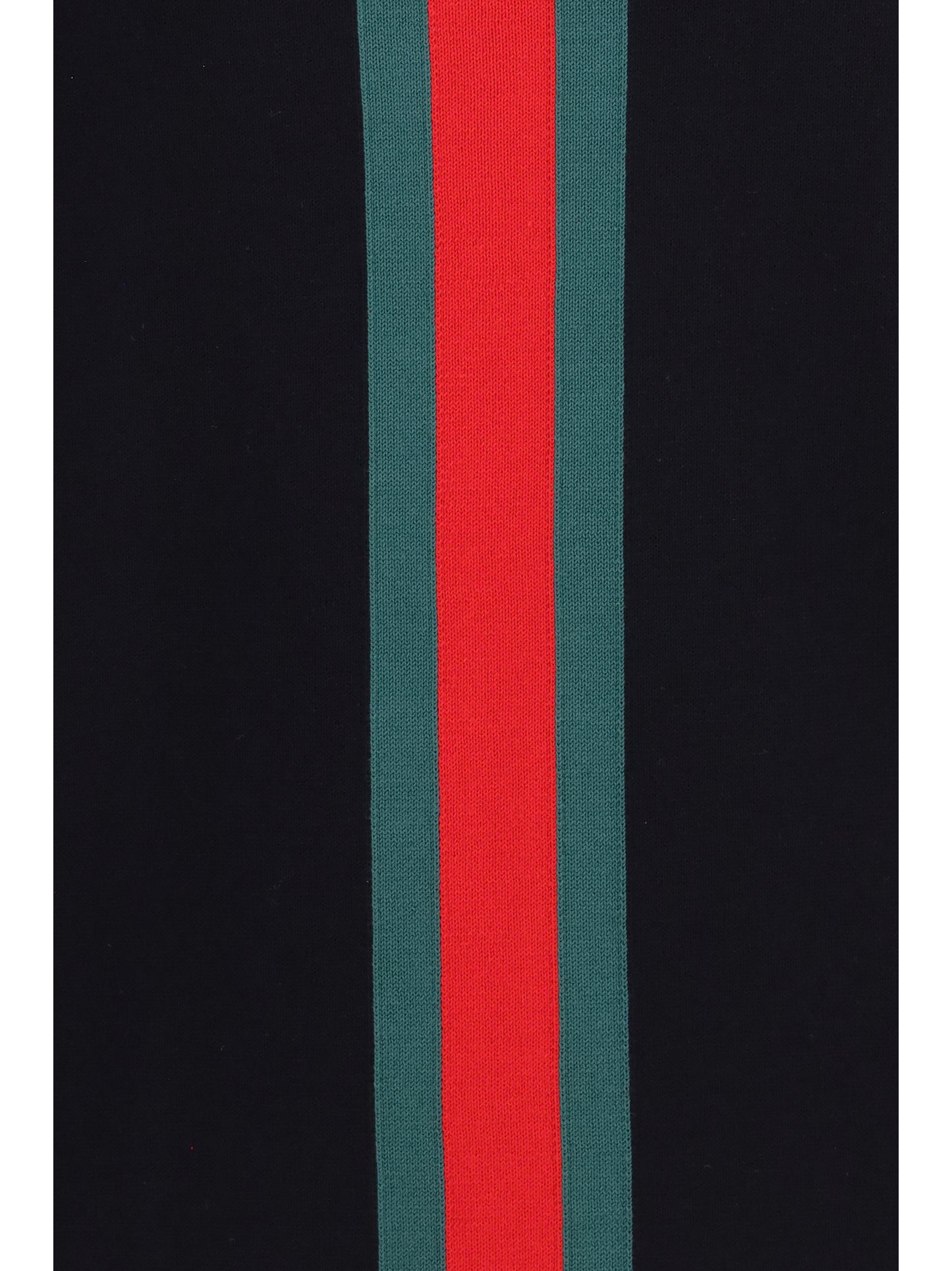 GUCCI Knitted cotton Sweater with Web intarsi