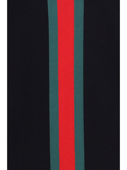 GUCCI Knitted cotton Sweater with Web intarsi