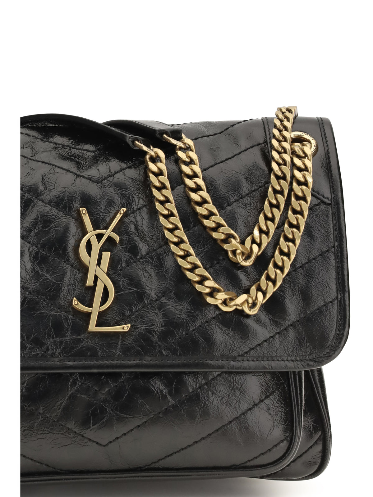 Saint Laurent Niki Shoulder Bag - Black