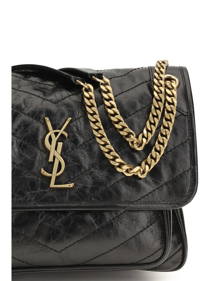 Saint Laurent Niki Shoulder Bag - Black