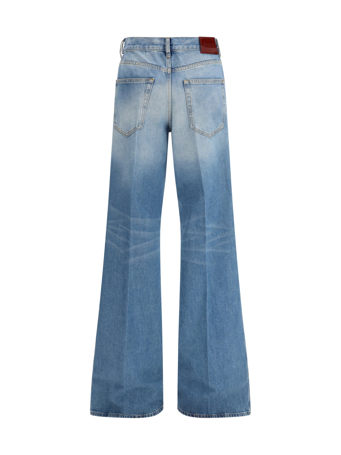 GUCCI Cotton denim flare Jeans