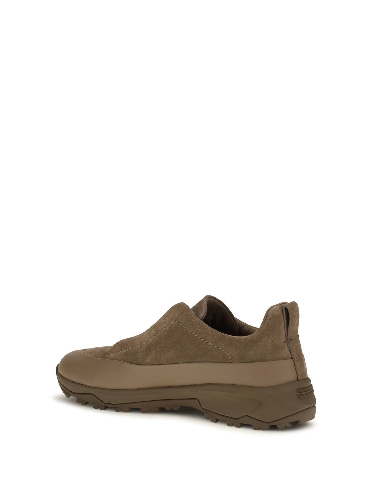 Zegna Triple Stitch™ Monte leather and suede Sneakers - E2