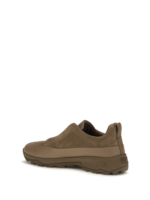 Zegna Triple Stitch™ Monte leather and suede Sneakers - E2