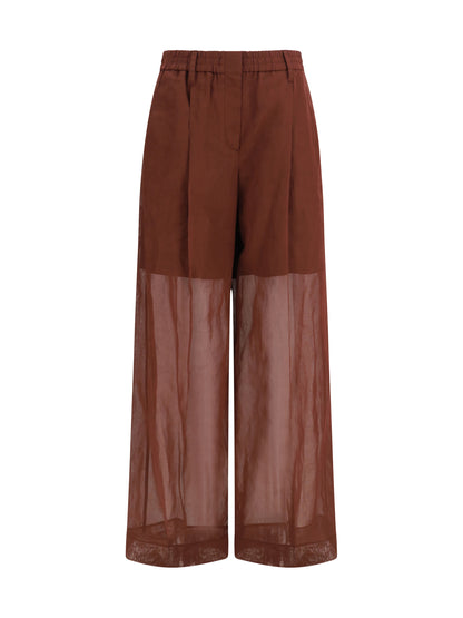 Brunello Cucinelli Sartorial Track Pants - Mulberry