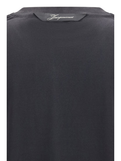 Jacquemus Rond Carré long-sleeve T-shirt - Black
