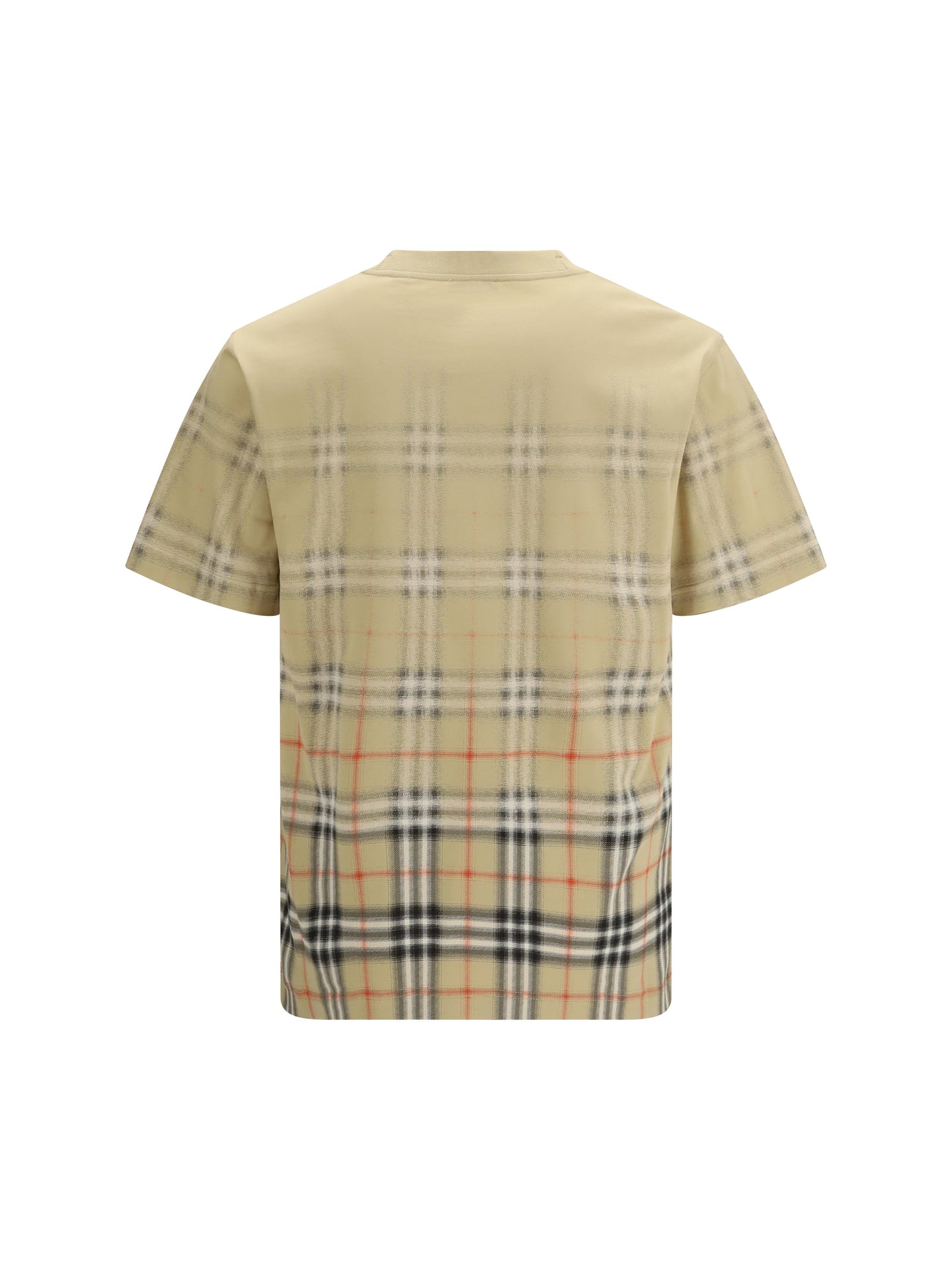 BURBERRY Check cotton T-shirt