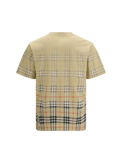 BURBERRY Check cotton T-shirt
