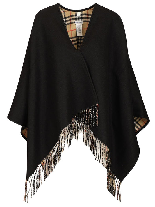 Burberry Reversible Cape - Black