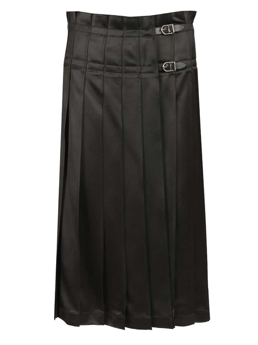 Durazzi Milano Pleated Skirt - Grey