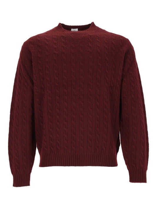 Eleventy Cable Knit Sweater - Bordeaux