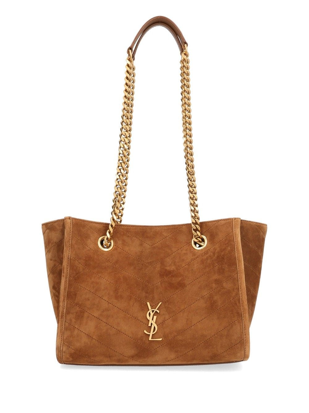 Saint Laurent Small "Niki" Shopping Bag - Brown