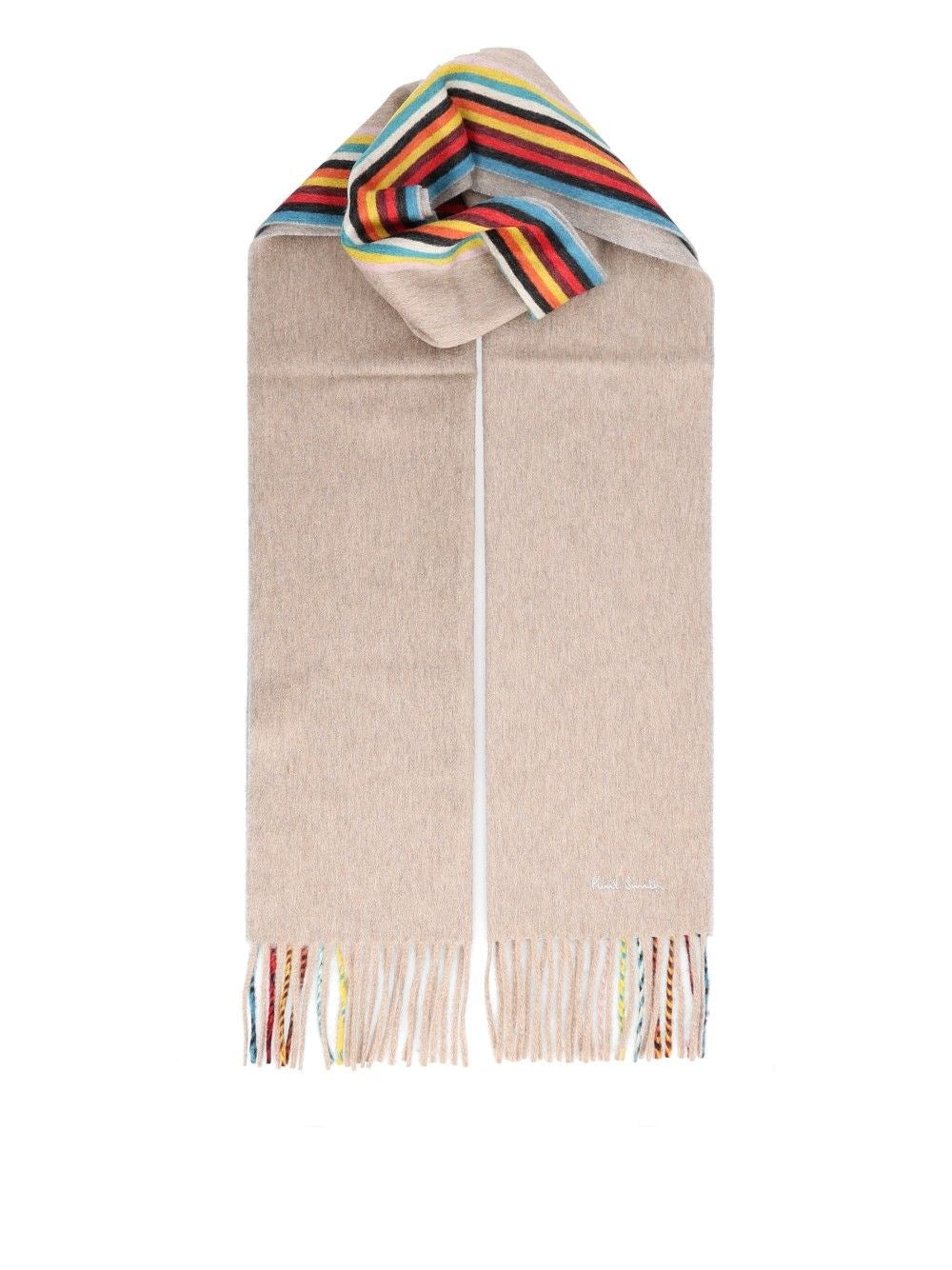 Paul Smith Cashmere Scarf - Beige