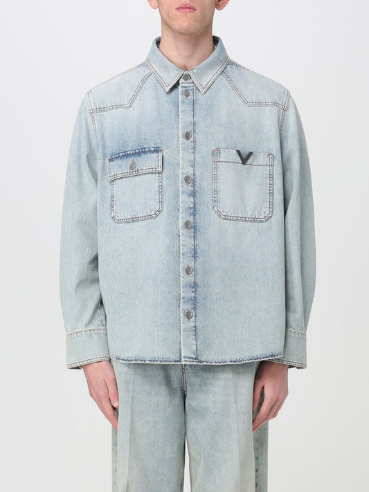 Valentino Jacket Men Stone Washed
