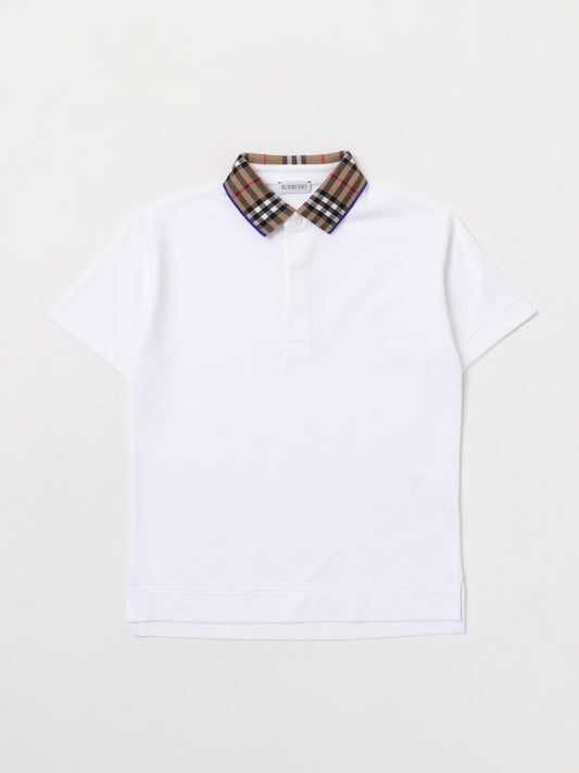 Burberry Polo Shirt Kids White