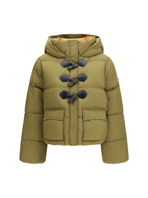 Ganni Future nylon Puffer Jacket - Military Olive